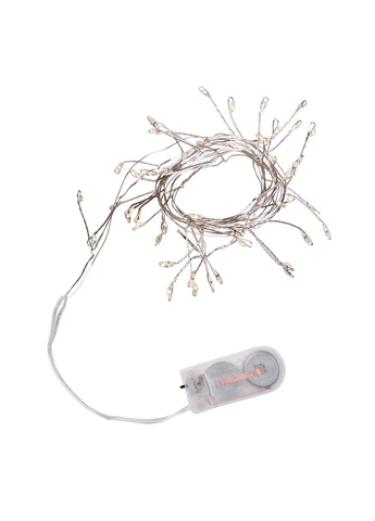 Электрогирлянда Кластер 50 LED 1 м Холодно-белый (975018) YES! Fun (387582978)