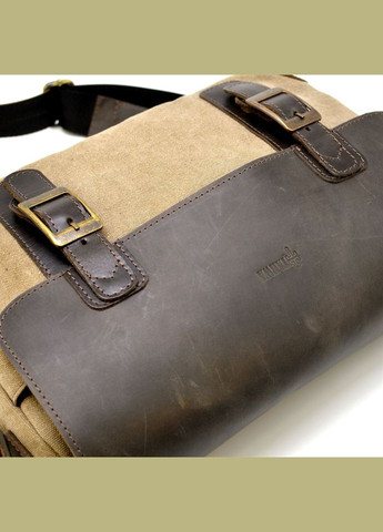 Чоловіча сумка через плече з канвасу та шкіри RSc-6002-3md TARWA (298683973)
