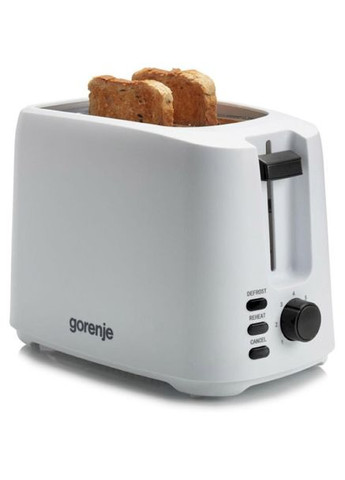 Тостер T-700-XG-742318 720 Вт белый Gorenje (339602706)