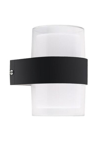 Светильник светодиодный настенный, бра VENZA 9W R BLACK 4200K 105x95x135 220V IP44 Luminaria (329440132)