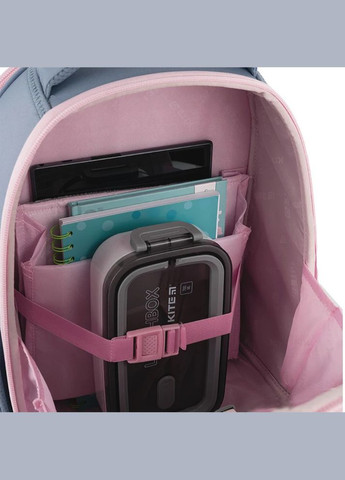 Рюкзак шкільний каркасний Education College Line Girl K25-555S-6 Kite (322139108)