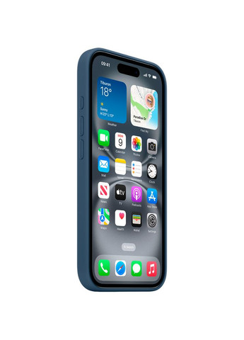 Чохол Silicone Case with MagSafe для iPhone 16 Denim (MYY23ZM/Aф) Apple (306581732)