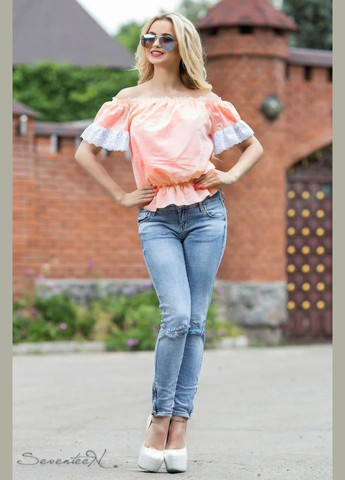 Персикова блуза Seventeen