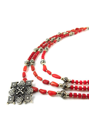 Намисто "Червона хвиля" Корал Fursa fashion (322315486)