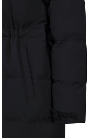 Чорна демісезонна куртка довга жіноча Trespass