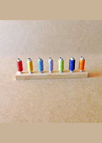 Органайзер для ниток из дерева Флок 7 (НТК-070700) No Brand (328911632)