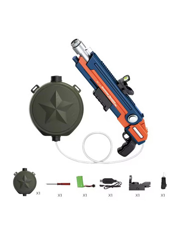 Електричний водяний пістолет "Summer Passion" BOER з двома резервуарами - Дитячі іграшки No Brand (342369273)