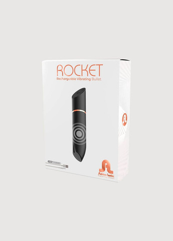 Віброкулька у вигляді помади Adrien Lastic Rocket чорна No Brand (330617862)