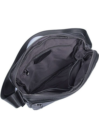 Шкіряна сумка крос боді чоловіча месенджер через плече чорна 14486 Vintage (329198775)