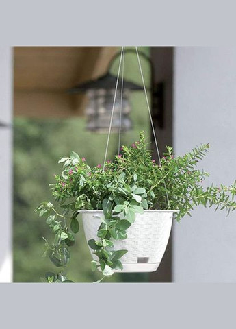 Вазон Ratolla Round W 3,4 л білий Prosperplast (316612934)