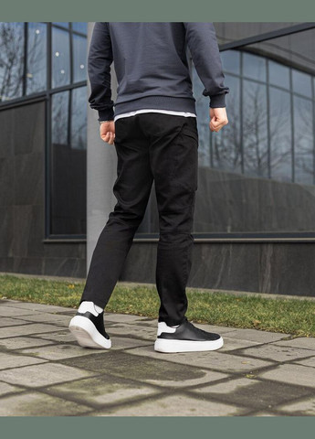 Черные повседневный демисезонные карго брюки No Brand