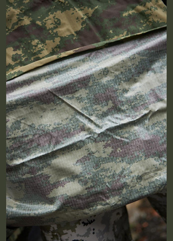 Плащ - дощовик зелений камуфляж з коричневим+ подарунок на вибір No Brand (359378660)