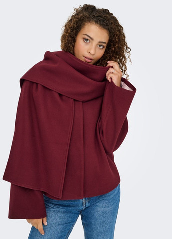 Бордовая куртка легкая,бордовый, Only