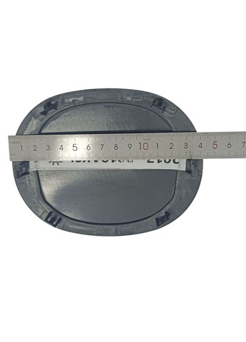 Эмблема решетки 3 Angkesaila (2017-2019г) черная+хром 142х112 мм под стеклом (на направляющих) Mazda (369609941)