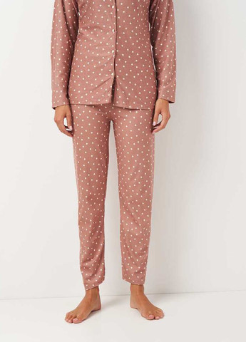 Коричнева всесезон піжама сорочка + брюки BOYRAZ