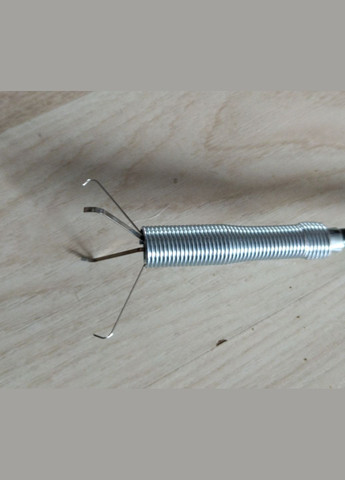 Трос сантехнический для прочистки труб Коготь с зажимами 2 м No Brand (307252374)