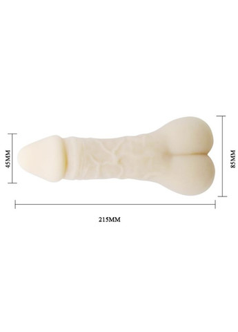 Удлиняющая насадка на член мастурбатор 3 в 1 "Bigger Man" LyBaile (302087322)