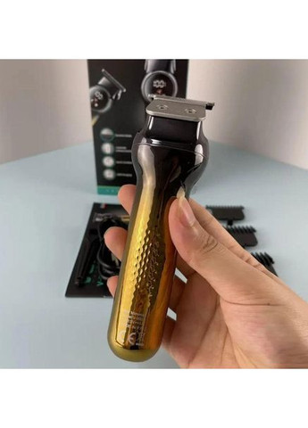 Беспроводная машинка для стрижки с дисплеем аккумуляторный триммер с комплектом насадок и USB портом (MS200) VGR (361029173)