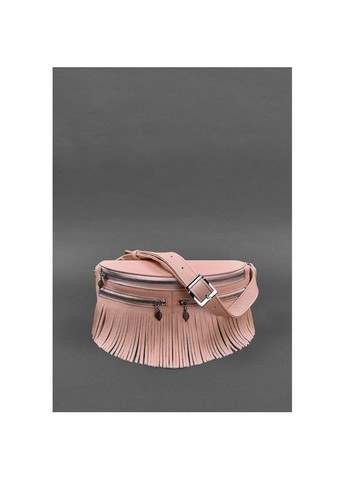 Поясная сумка женская кожаная через плечо Spirit розовая BlankNote (302008233)