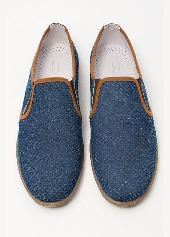Синие мужские джинсовые слипоны синие (513) Calif
