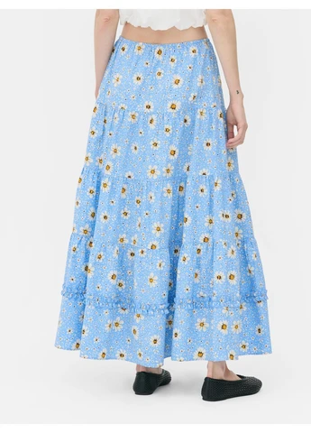 Спідниця літо,блакитний в візерунки, Primark (394995844)