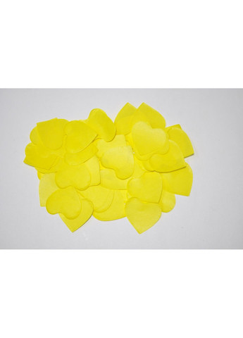 Сердца желтые бумажные No Brand (368969777)