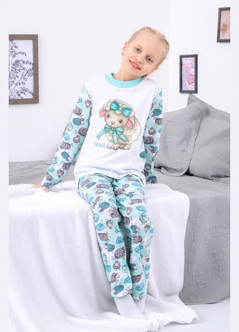 Мятная всесезон пижама для девочки (p-4502) Носи своє