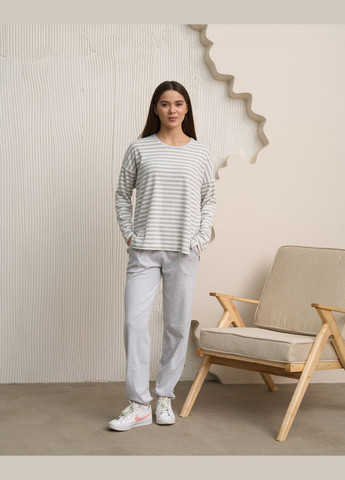 Світло-сіра жіночий комплект зі штанами Nicoletta