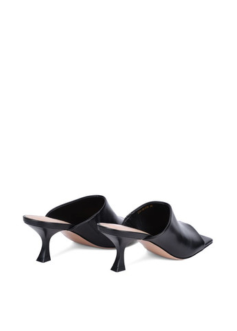 Жіночі Сабо 558L-06-S10 Чорний Шкіра MIRATON (327538650)