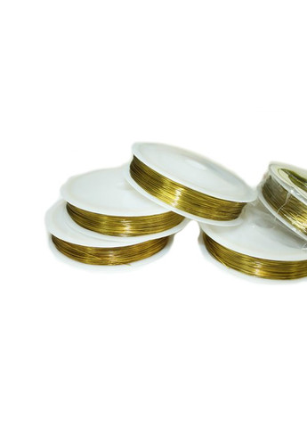 Проволока для рукоделия золотистая 50м/0.40мм FROM FACTORY YJA (335397597)