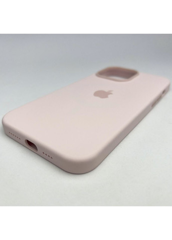 Чехол Silicone Case Magsafe на 14 PRO MAX Силикон микрофибра чехол из магсейфов для айфона 14 О МАКС Pink sand No Brand (369136866)
