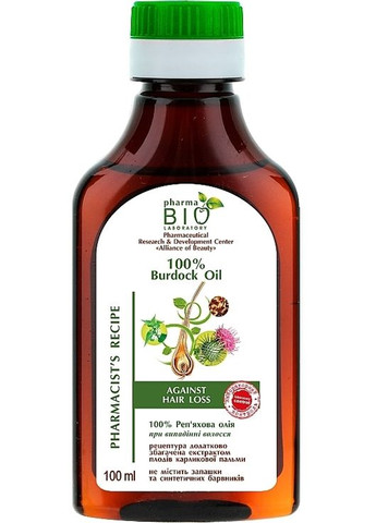 100% Реп'яхова олія 100ml (132319-31023131) Pharma Bio Laboratory (368619555)
