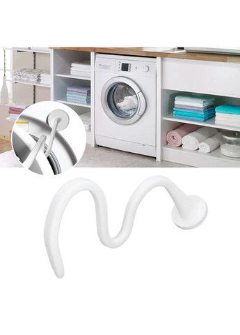 Магнітний тримач дверцят пральної машини з гнучким фіксатором для захисту від плісняви та вологи білий No Brand (354818132)