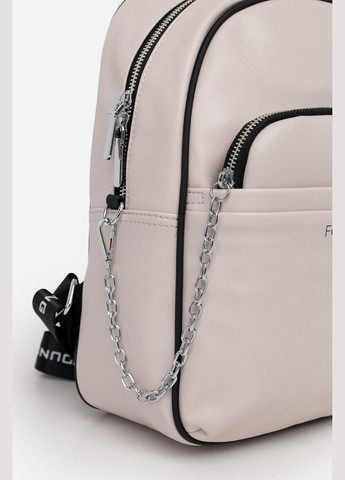 Женский рюкзак с сумочкой на цепочке цвет светло-серый ЦБ-00244047 Johnny (280806110)
