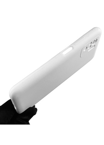 Чохол для Redmi Note 10 силіконовий з мікрофіброю нековзний на сяомі редмі нот 10 білий Xiaomi (366387657)