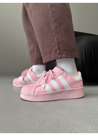 КРОСІВКИ ЖІНОЧІ ADIDAS SUPERSTAR XLG PINK АДІДАС СУПЕРСТАР No Brand рожеві демісезони (367114997)