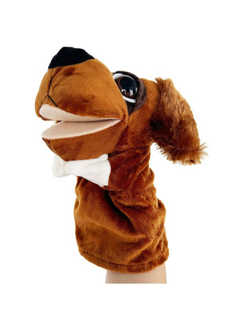 Игрушка на руку для кукольного театра 27 см Собака No Brand (366027133)