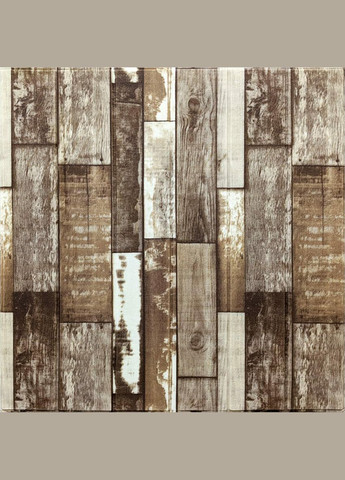 Самоклеющаяся декоративная 3D панель коричневое дерево 700x700x5мм (049) SW00000152 Sticker Wall (278314628)