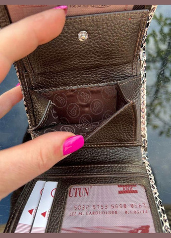 Кошелек женский натуральная кожа питон на кнопке Турция 502 Butun (341323145)