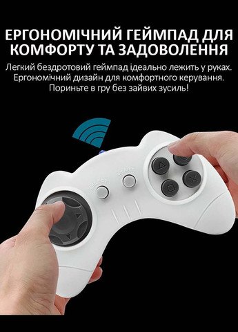 Ігрова приставка GS5 бездротова, ретро консоль, 2 джойстики, 8 біт, 620 ігор No Brand Dendy (322899501)