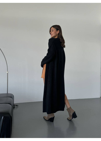 Черный демисезонный кардиган Luna