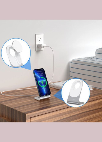 Бездротовий зарядний пристрій T518-F 15W + підставка-тримач CHOETECH (336952250)