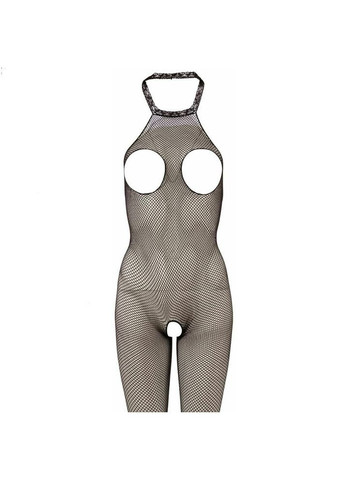 Комбинезон сеточка с вырезами для груди Mandy "net catsuit " от (Германия) размер S-L Orion чёрный праздничный, коктейльный, повседневный, откровенный, вечерний