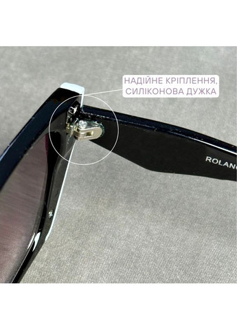 Женские тонированные очки, черный цвет, пластиковая оправа. Код 011 С1 +4.0 AD (365831272)