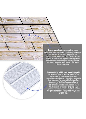 Декоративна ПВХ панель 960*480*4мм SW-00000577 Sticker Wall (316101220)