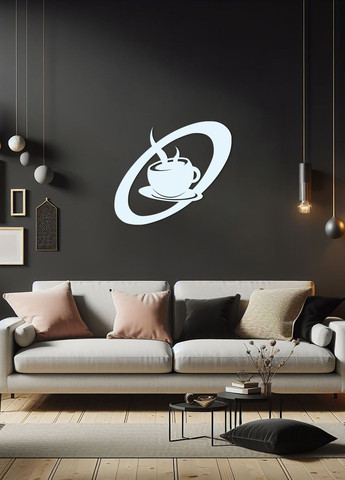 Настінний декор для дому, декоративне панно з дерева "Віденська кава", інтер'єрна картина 35х40 см Woodyard (291843034)