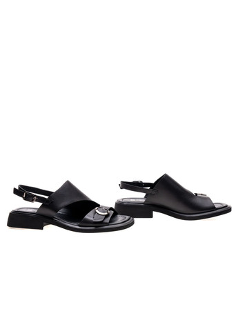 Черные босоножки 01613 черные Mario Muzi с ремешком