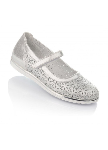 Серебристые ботинки зимние 3011 для девочек черно-серебристые. размер 39 Topitop