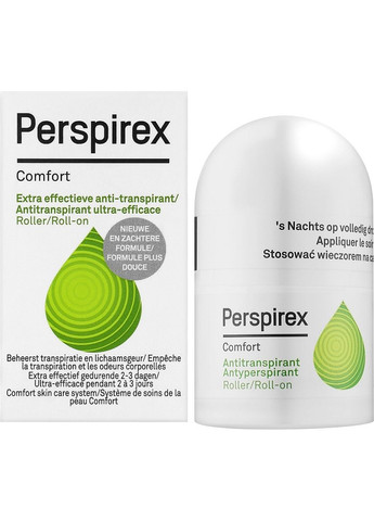 Високоефективний антиперспірант тривалої дії Comfort Antiperspirant Roll-on 20ml (815237-31017021) Perspirex (369562597)