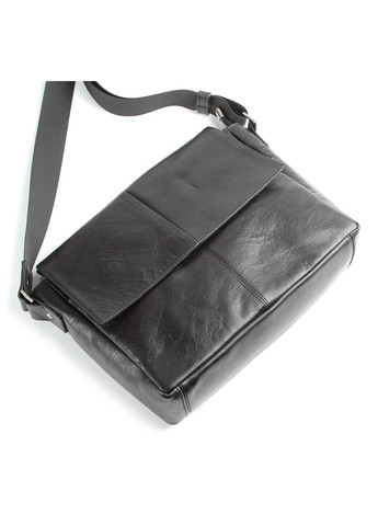 Сумка 00858 шкіряна Чорна Shvigel (366880567)